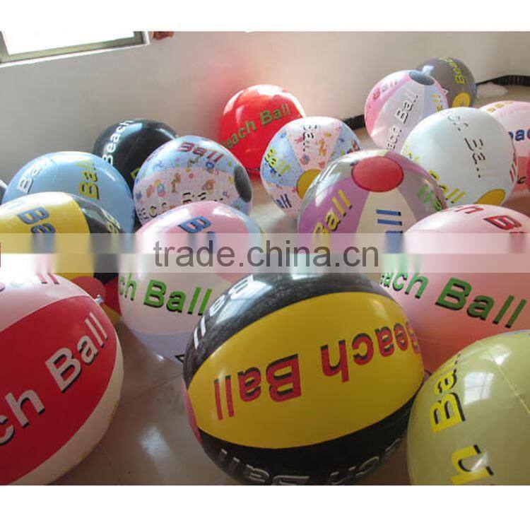 hot sale black and silver inflatable advertising beach ball promotion