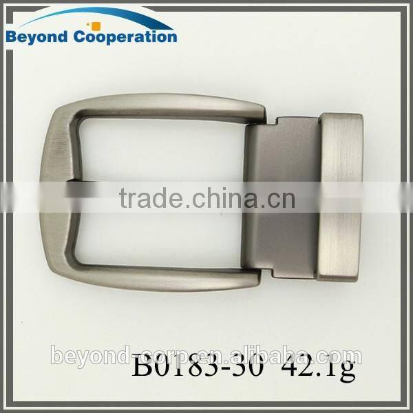 Zinc alloy die-casting matte black gun pretecting coating pin belt buckle