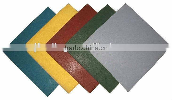 Rubber Flooring Tiles For Kids Playground And Gym Room (FL-A-72803)
