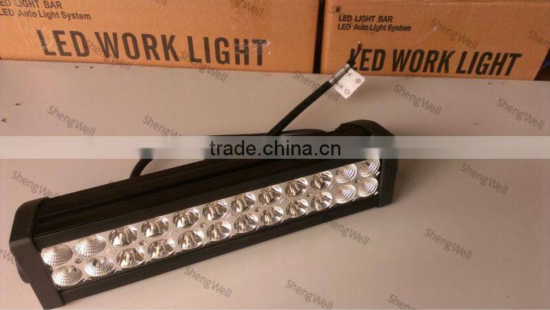 13 inch 9-32v DC IP67 Flood/Spot/Combo led bar light 72w