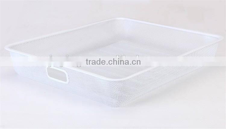 Metal Storage Basket for Garment and Home Furniture