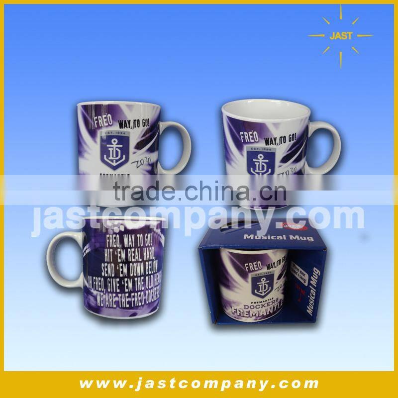 2015 Hot Selling Custom music Sublimation Mug