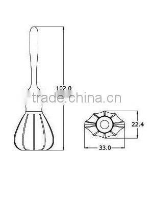 2016 Fashion design empty plastic eyeliner tube