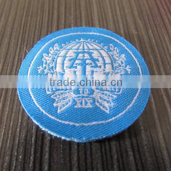 Customized Round Fabric Label Woven Label