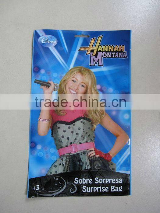 CS/CP/ZL Standup Toy Bag with Clear Window