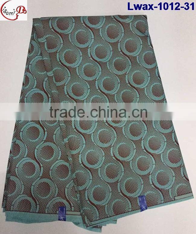 Lwax-1012-29 hot sells African Nigeria style flower pattern wholesale african wax fabric