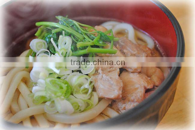 Japanese Professional Udon Chef Using Udon Noodles Colander And Strainer