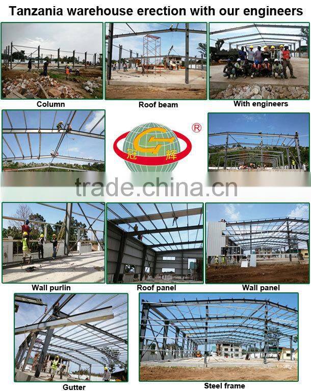 Low-rise anti seismic steel structure garage