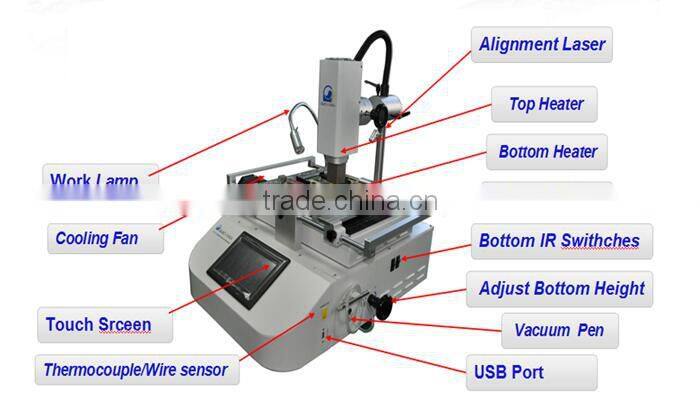 Best price! Infrared BGA rework station SP360C with k-type thermocouple and free reballing kits