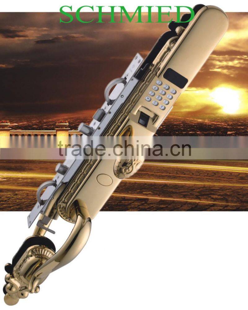 electronic lock finger print password stainless steel SS304 high quality voice navigation fashion modern lock