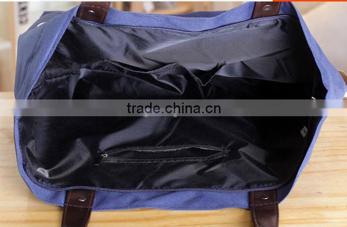 Beautiful printed cotton canvas tote bag, OEM production canvas tote bag