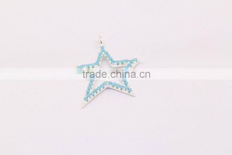 necklaces for girls natural stone heart beads custom logo pendant for