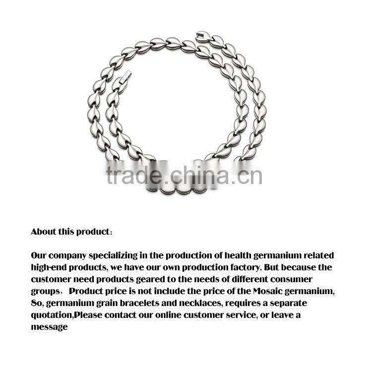 magnet high pure Germanium titanium couple fashion necklace