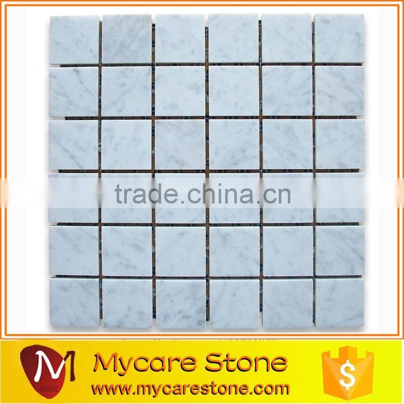 natural Beige marble mosaic tile polished surface