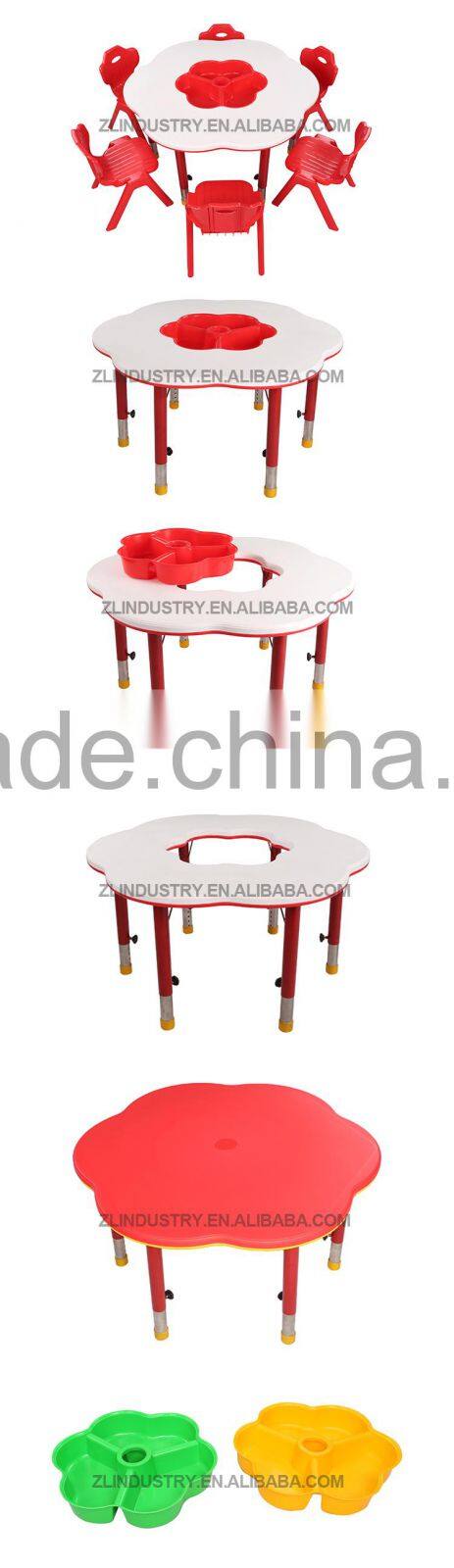 Factory China Supplier CE FDA LFGB test passed New Design children kids furniture nersury desk kindergarten tables and chairs