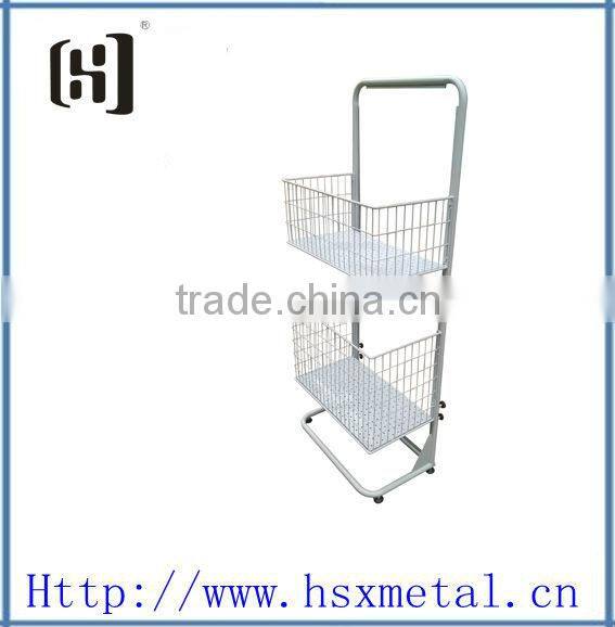 fresh baked supermarket bread display rack HSX-S936