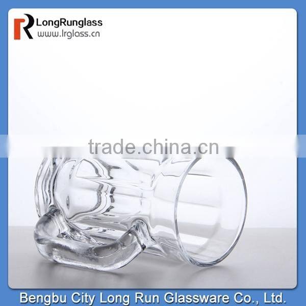 LongRun barware glass draft beer mug with handle manufacturer