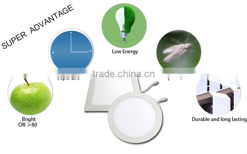 Hot sale bright IP44 IP Rating and LED Light Source round 18W led downlight panel