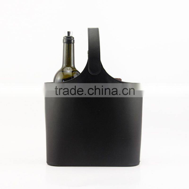 Genuine Leather Portable Wine Bag