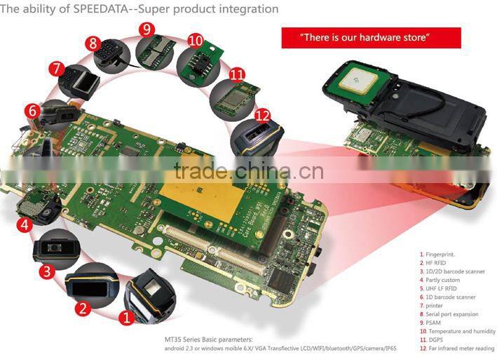 portable 1d and 2d android handheld barcode scanner data collection terminal