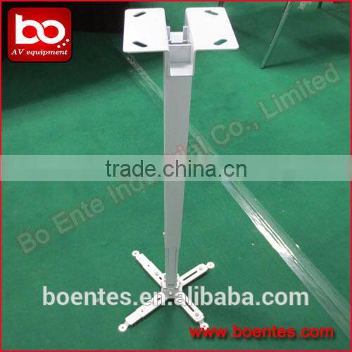 Cable Hidden Retractable 43~120 cm Projector Ceiling Mount with Universal Adapter Spider Plate for Office LED Projector