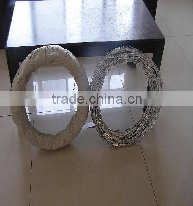 PVC coated razor barbed wire factory