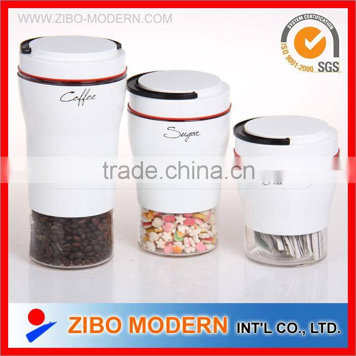 glass jar with handle