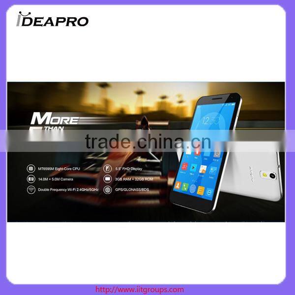 High qulity smart phone zopo 3X 5.5 INCH Mtk 6595 ture octa core smart phone