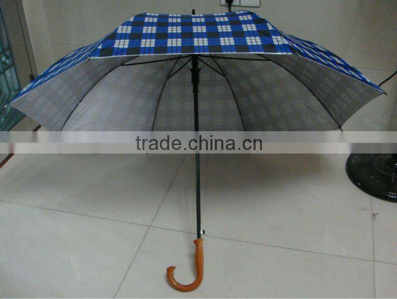 G32J good selling straight golf check men umbrella