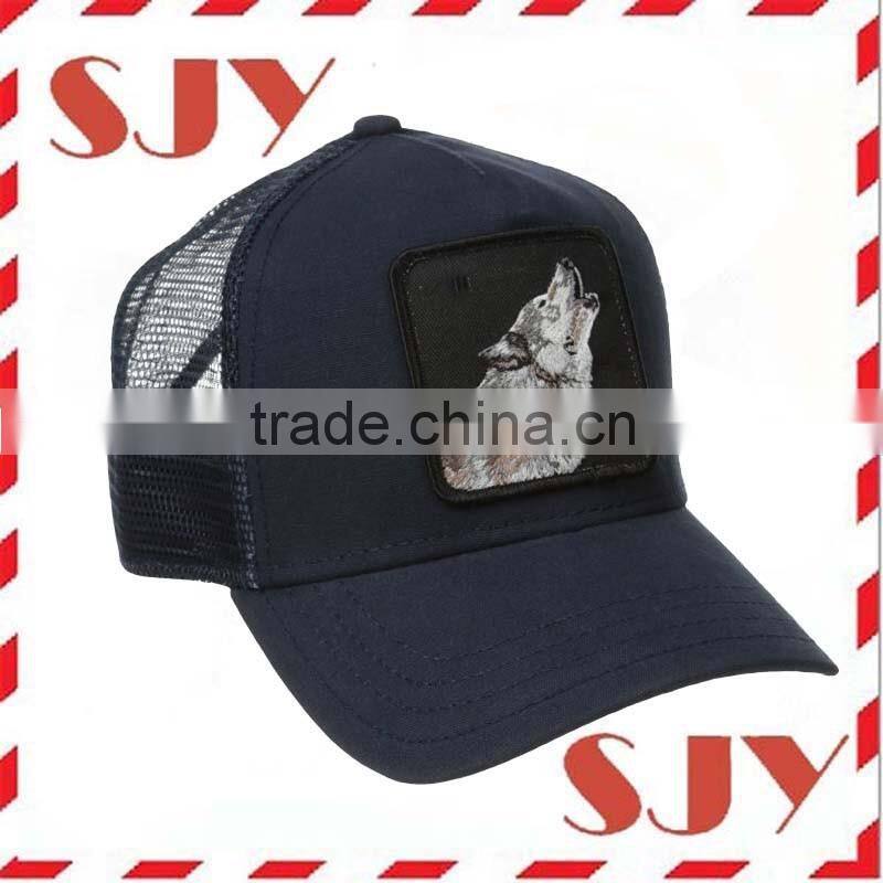 High quality mens embroidery 5 panel mesh trucker hat