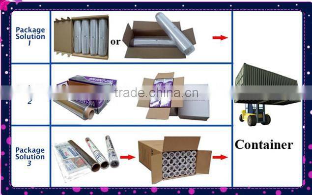 Food packaging aluminium foil paper in roll type used in kitchen and cooking