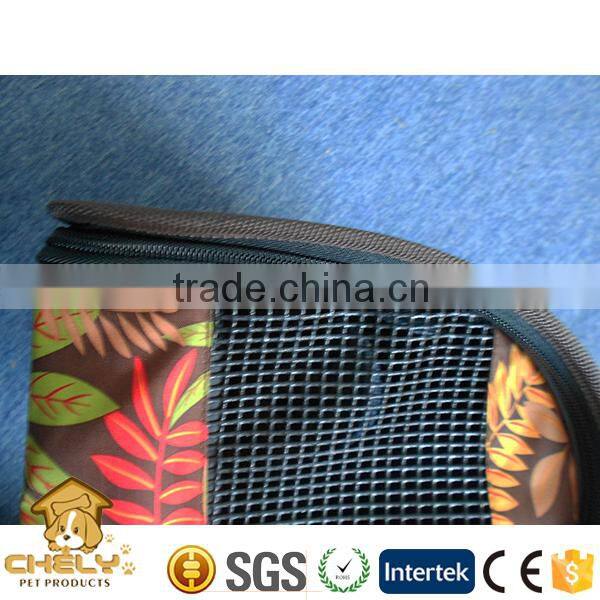 Foldable pet carrier, pet carrier bag, pet travel crate with fashion printing
