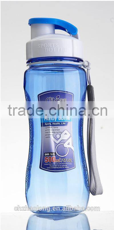 easy carry Sports Water Bottle with Flip Top Lid for for Gym, Cycling, Camping