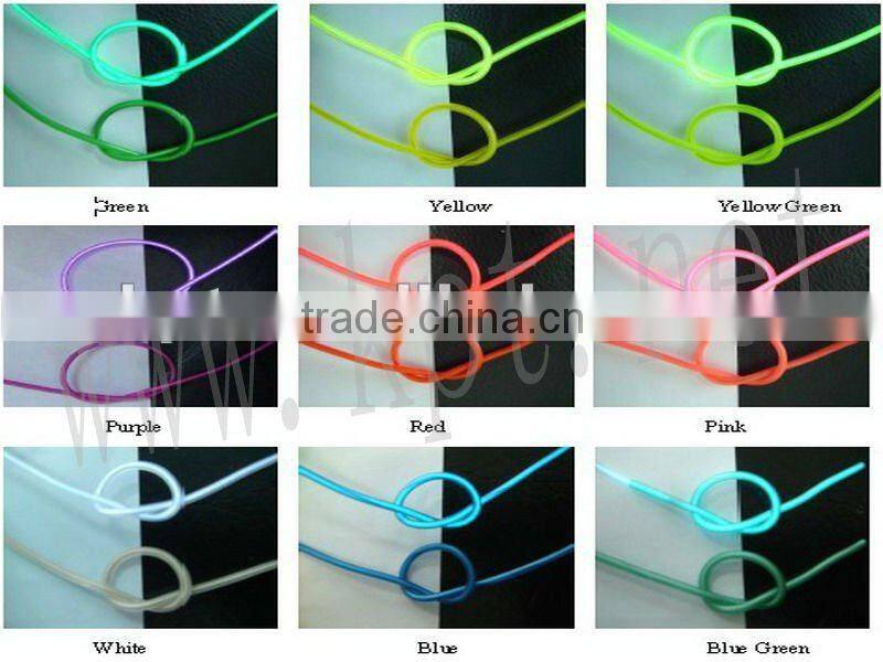 Factory wholesale event,party festival ELwire, flexible neon wire