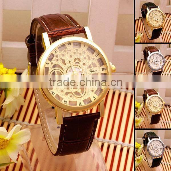 Wholesale Leather Hollow Women's Watch Design