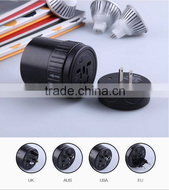 EU To US Plug Adapter AU To US Universal AC Travel Power Adapter Converter Outlet