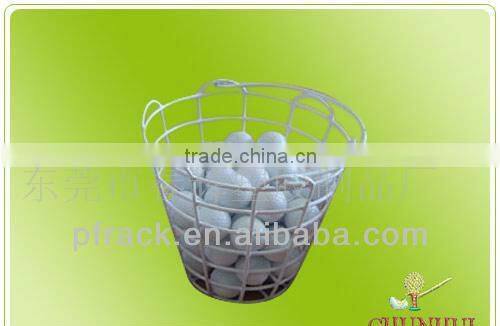 Golf ball wire basket