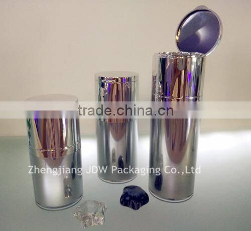 30/50/80ml mirror cap airless pump jar, airless lotion jar JS-M05