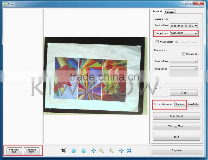 wall mounted visual presenter