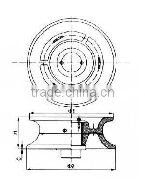Marine Guide Roller type A For Sale