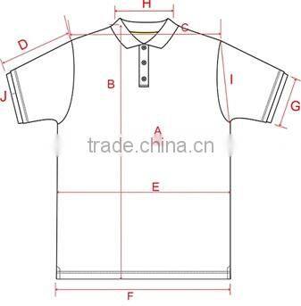 Wholesale custom staff uniform pique polo shirt