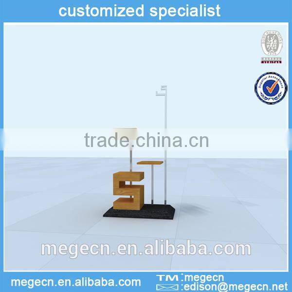 window display wooden clothes hanger rack