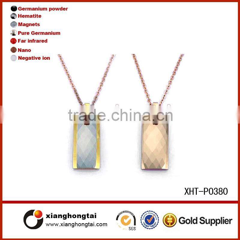 Scalar Energy Custom Stainless Steel jewelry logo tags