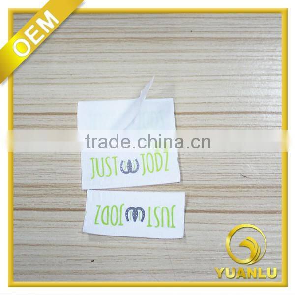 customize iron on woven label Garment Woven Label