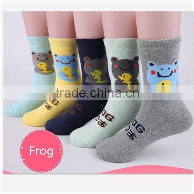Children cartoon tube socks animals,Kids socks China supplier