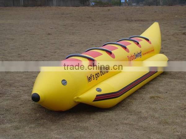 inflatable banana boat for sale / inflatable flying fish hire / single hull banana boat flying