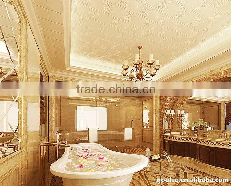 European style interior decoration metal ceiling for modern bathroom