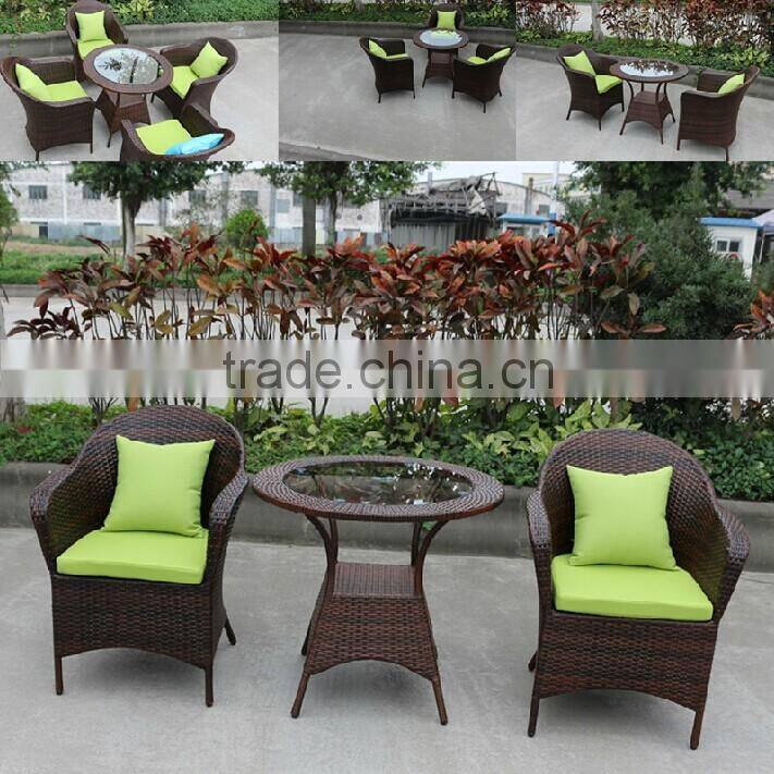 Square or Round wicker dining chair/rattan table