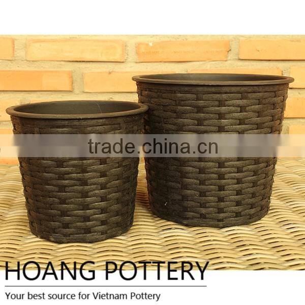 Wholesale Wicker Flower Planters / Pot