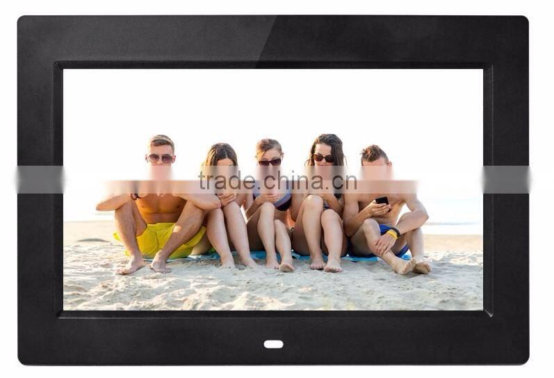 2017 new model black/white 10 inch battery operate digital photo frame